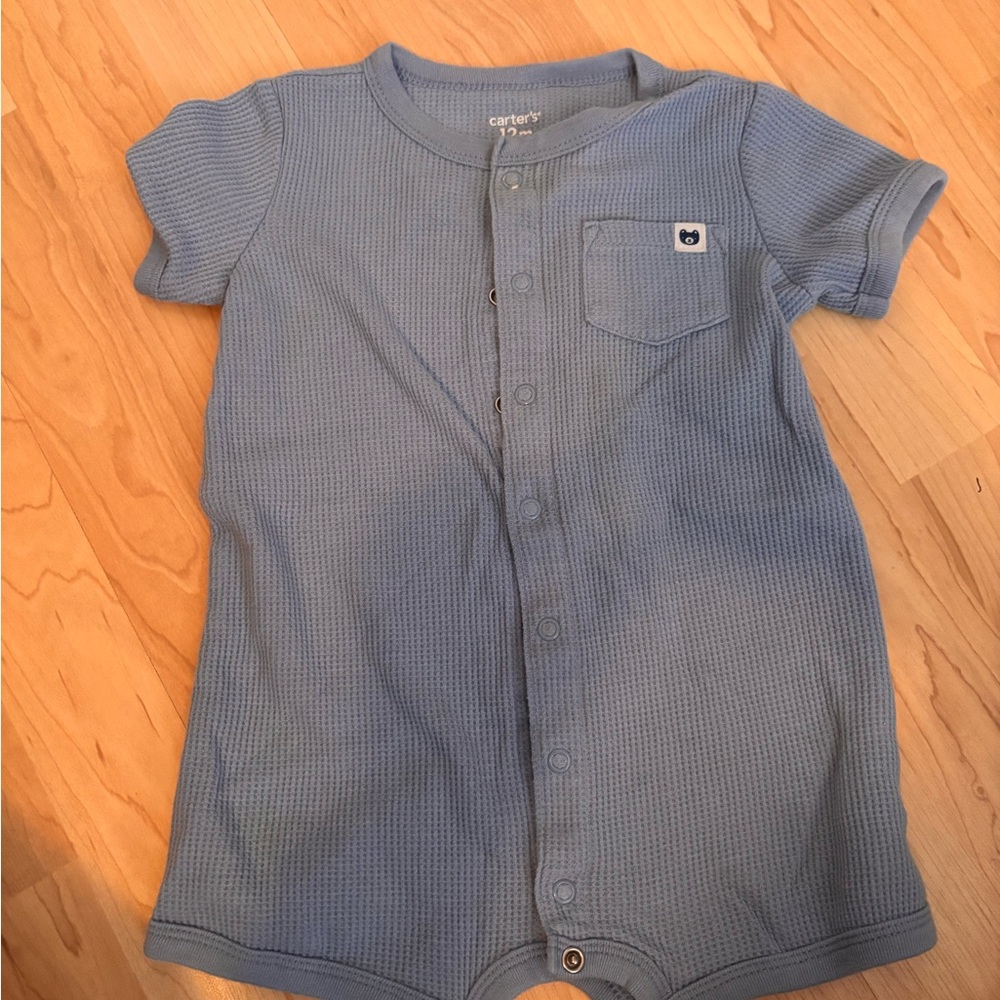 Carter's Light Blue Baby Onesie